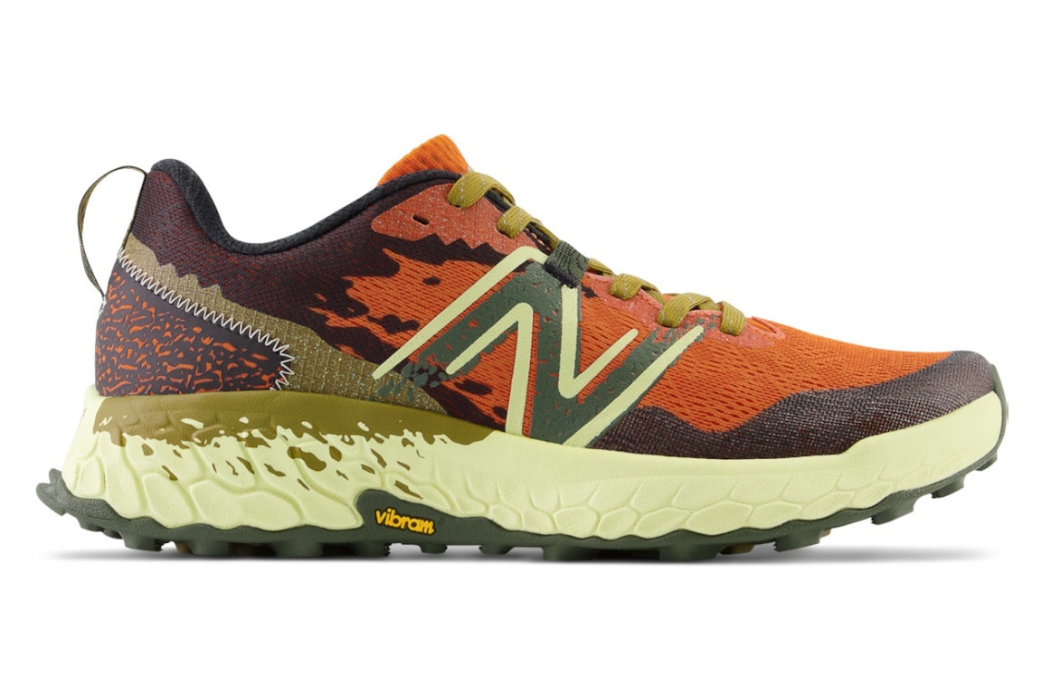 Pre-owned New Balance Fresh Foam X Hierro V7 Orange Olive In Orange/olive