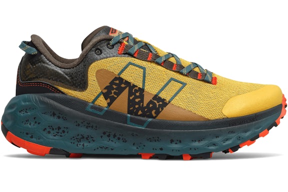 New Balance Espuma Fresca X Más Trail v2 Cosecha Dorado Mountain Cian