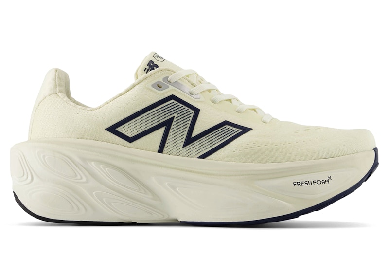 New Balance Men's Fresh Foam X More v5 Running Shoes - Beige/White/Orange/Blue - MMORCF5