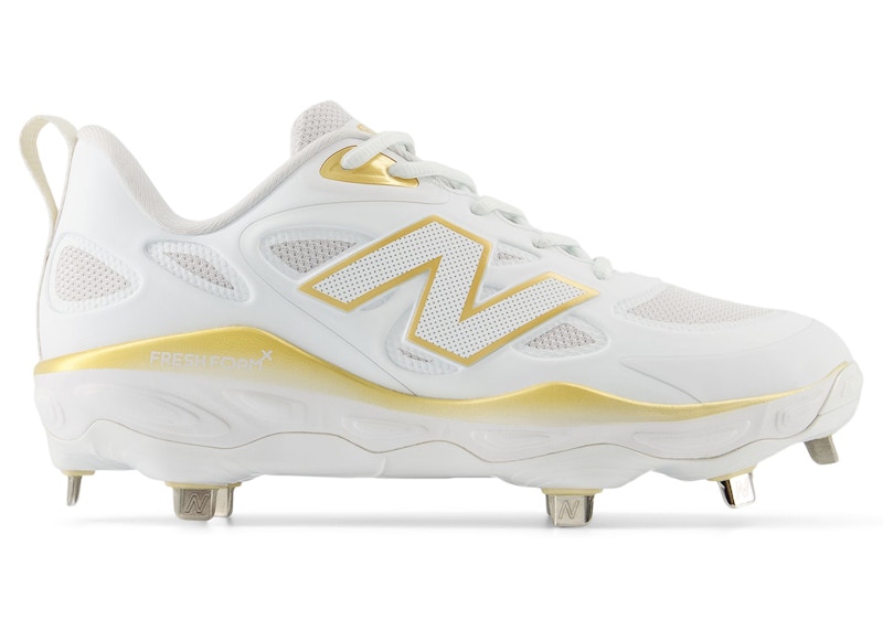 Pre-owned New Balance Fresh Foam Velo V4 Metal (women's) Sneakers In White/gold