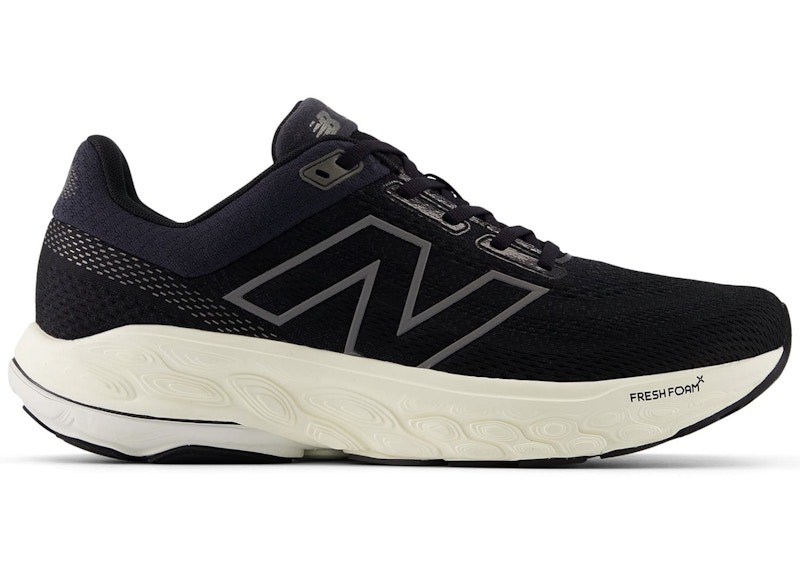 Pre-owned New Balance Men's Fresh Foam X 860v14 Sneakers In Black/phantom/sea Salt