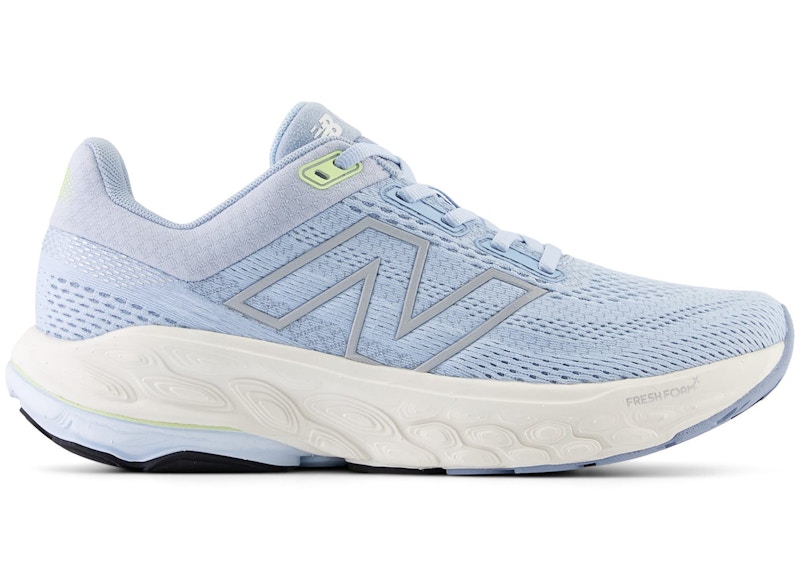 Pre-owned New Balance Fresh Foam X 860v14 (women's) Sneakers In Light Chrome Blue/limelight/bleached Lime Glo