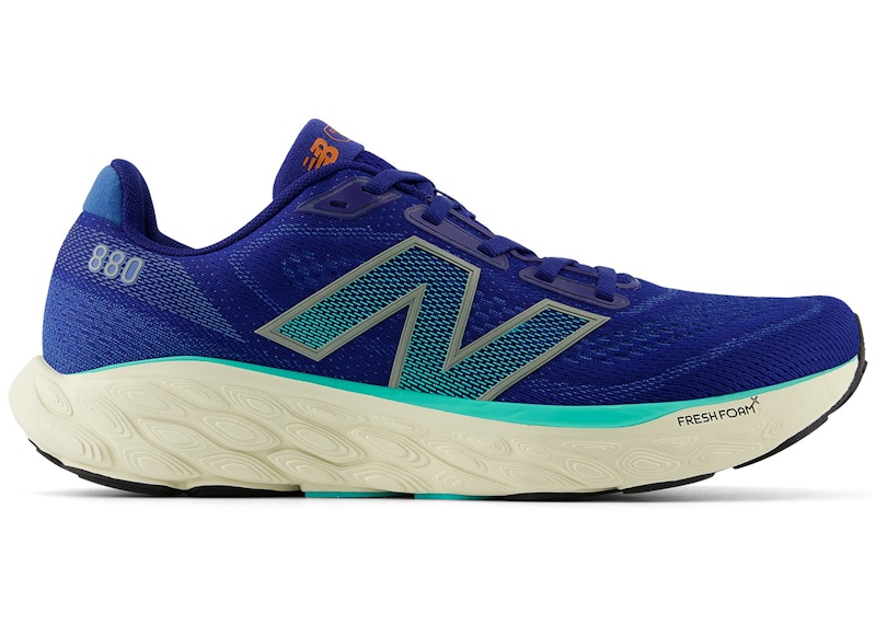 Pre-owned New Balance Men's  Fresh Foam X 880v14 Sneakers In Inkwell/cyber Jade/dark Silver Metallic In Multi