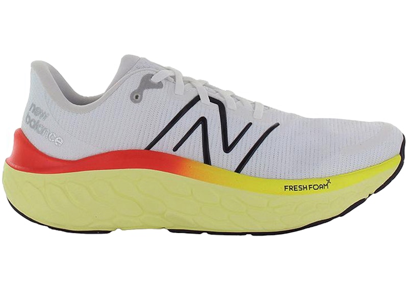 New Balance Men's Fresh Foam X Kaiha Road Running Shoes - White/Black/Red - MKAIRRW1