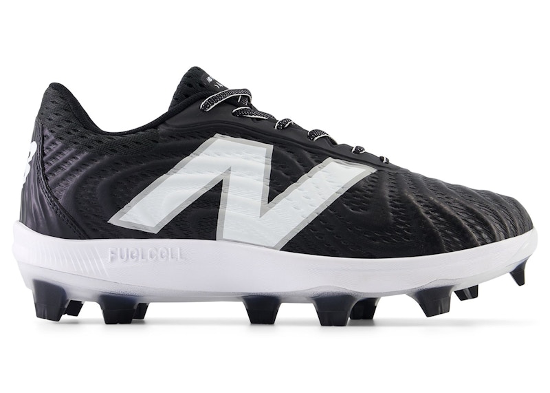 Pre-owned New Balance Men's  Fuelcell 4040v7 Molded Sneakers In Black/optic White