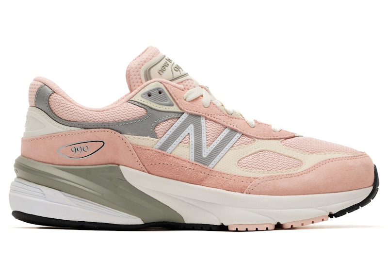 New Balance FuelCell 990v6 Sneakers in Pink Haze/White