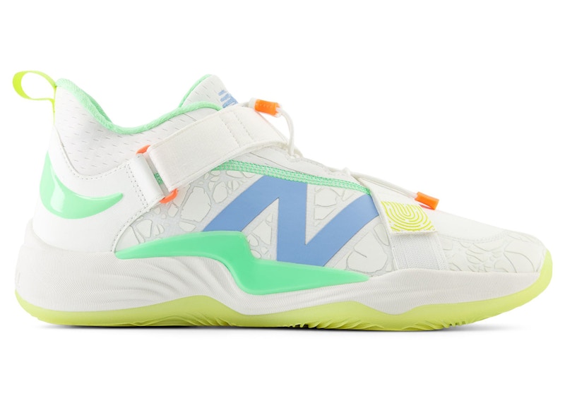 New Balance Unisex FuelCell Lindor 2 Pre-Game - White/Orange/Yellow/Green - TLINDTW2