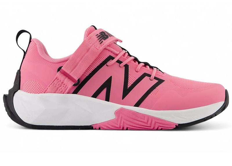 Pre-owned New Balance Fuelcell Play Bungee With Top Strap Sneakers In Signal Pink/black
