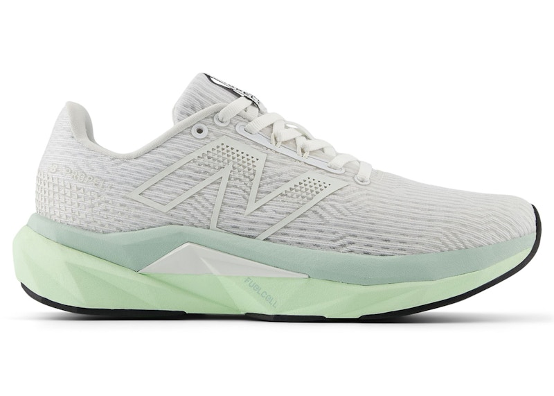 Pre-owned New Balance Fuelcell Propel V5 (women's) Sneakers In White/melon Water/clay Ash