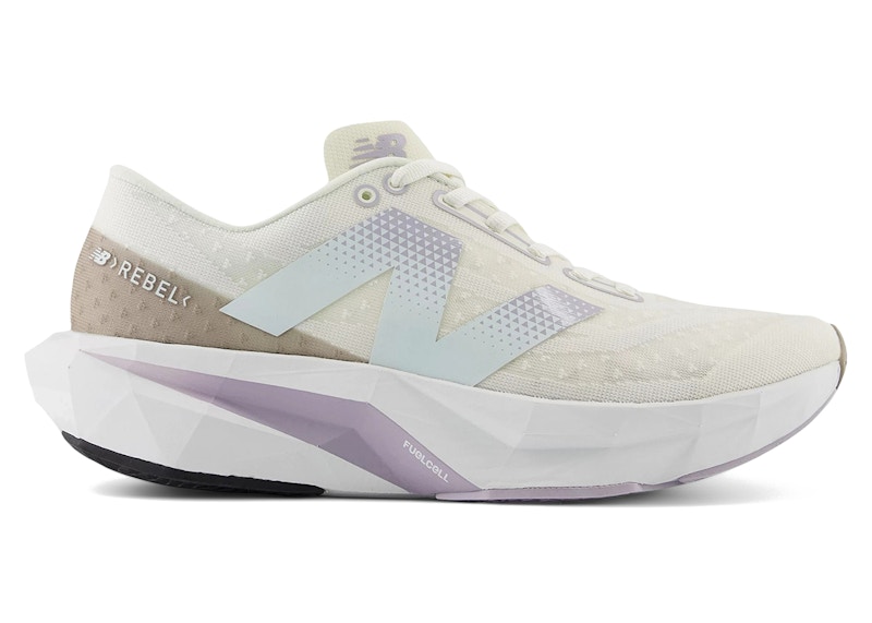 Pre-owned New Balance Fuelcell Rebel V4 Calia (women's) Sneakers In Sea Salt In Gray