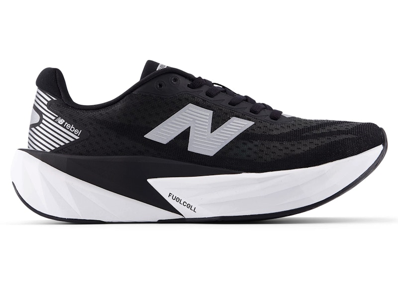 (取寄) ニューバランス レディース フューエルセル リベル v5 New Balance women FuelCell Rebel v5 White/Silver llic/Black New Balance FuelCell Rebel v5 Black White Silver (Women's