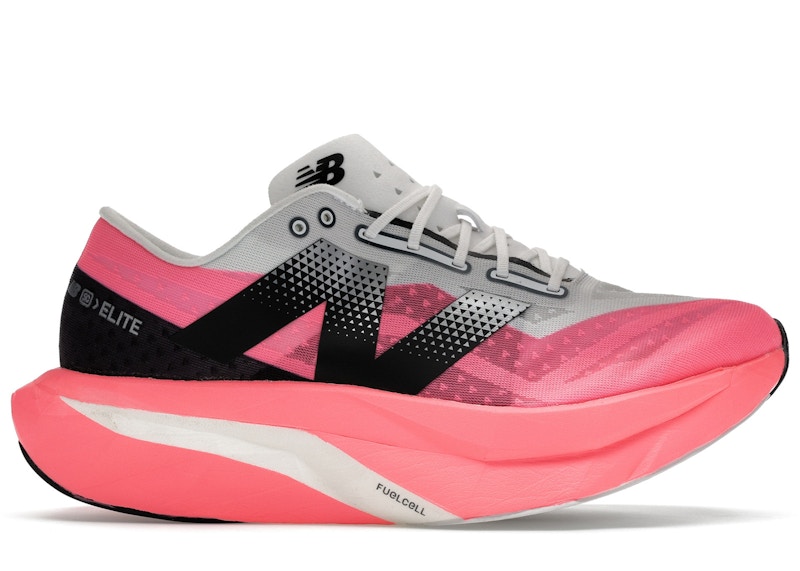 Men's New Balance FuelCell SuperComp Elite v4 Sneakers in Ultra Pink/White/Black