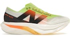 New Balance FuelCell SuperComp Elite v4 White Bleached Lime Glo Hot Mango