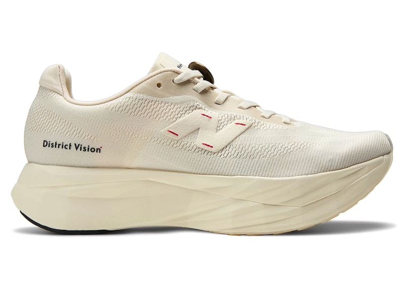 Pre-owned New Balance Fuelcell Supercomp Elite V5 District Vision (women's) Sneakers In Linen/black In Multi