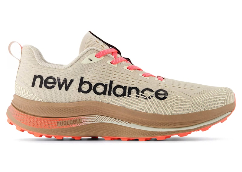 New Balance FuelCell SuperComp Trail Bisque Urgent Red