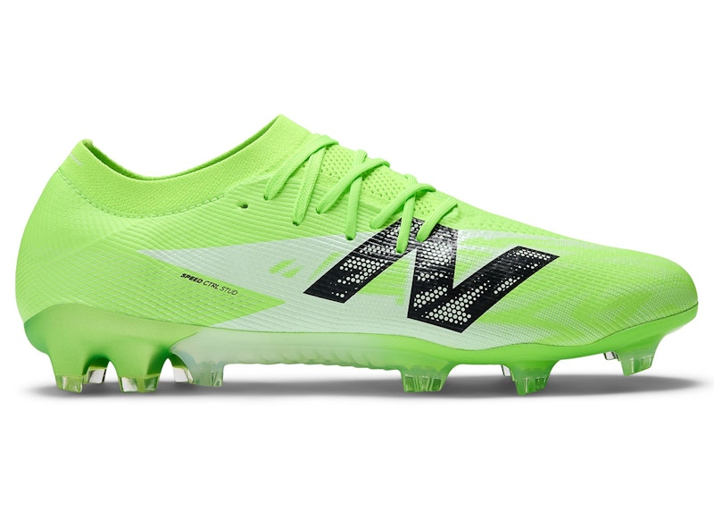 New Balance Unisex FURON ELITE FG V8 Soccer Shoes - Green/Black/Grey - SF1FSP8