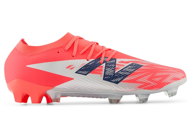 New Balance Unisex FURON TEAM FG V8 Soccer Shoes - Red/Blue/Purple - SF3FMP8