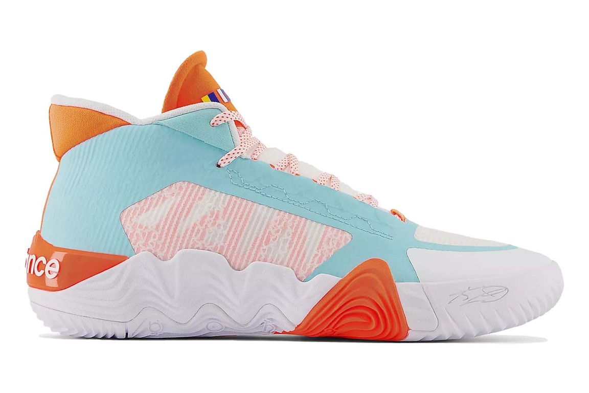 Pre-owned New Balance Kawhi 2 Ocean Blue Orange In Blue/dynomite