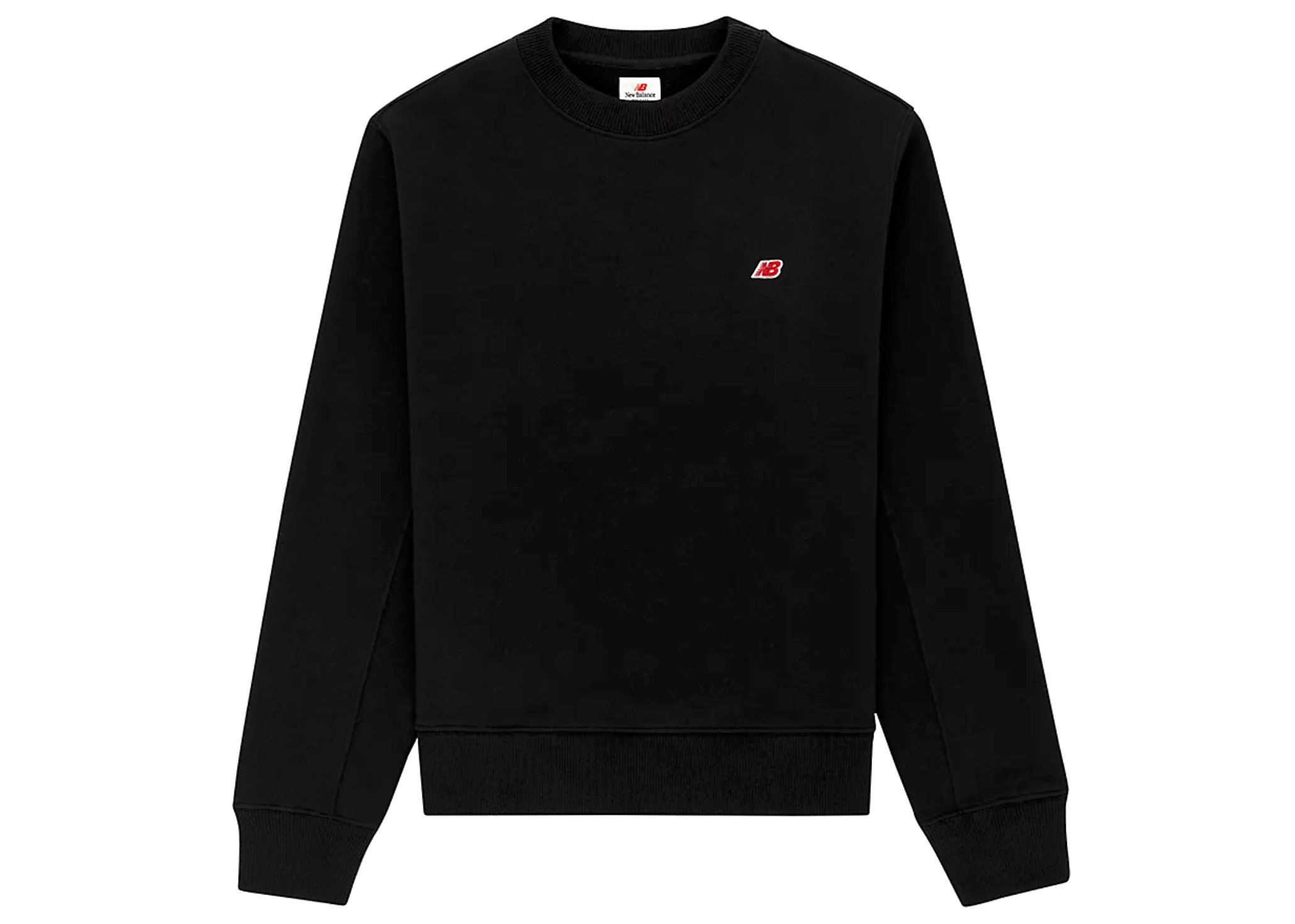 New Balance Made in USA Core Crewneck Sweatshirt Black
