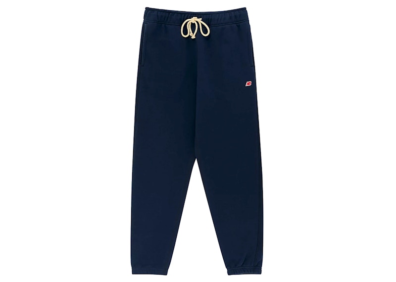 Pre-owned New Balance Men's  Made In Usa Core Sweatpant In Natural Indigo