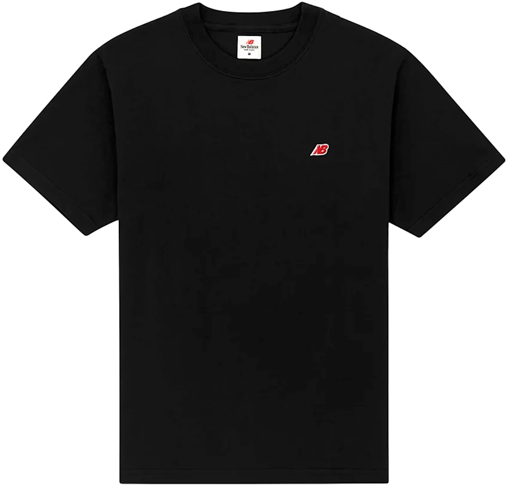 New Balance Made in USA Core T-Shirt Black Men's - SS22 - US