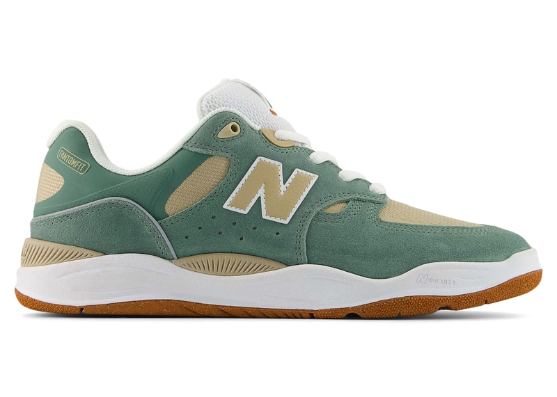 New Balance Unisex NB Numeric Tiago Lemos 1010 Skateboarding Shoes - Green/Beige - NM1010TC