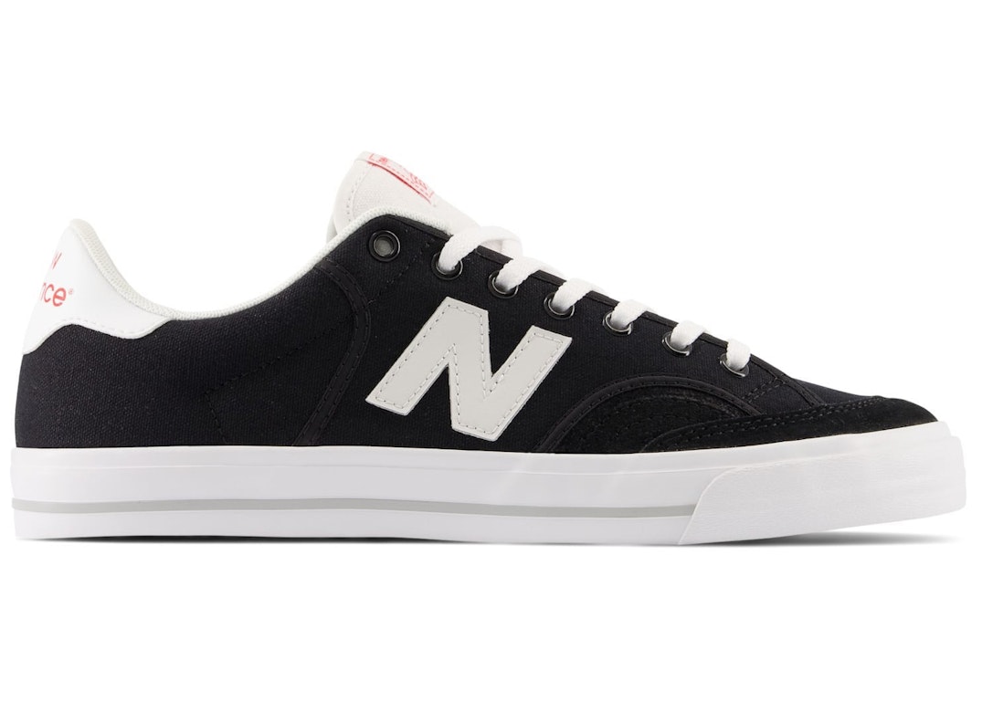 Pre-owned New Balance Numeric 212 Pro Court Black White In Black/white/red