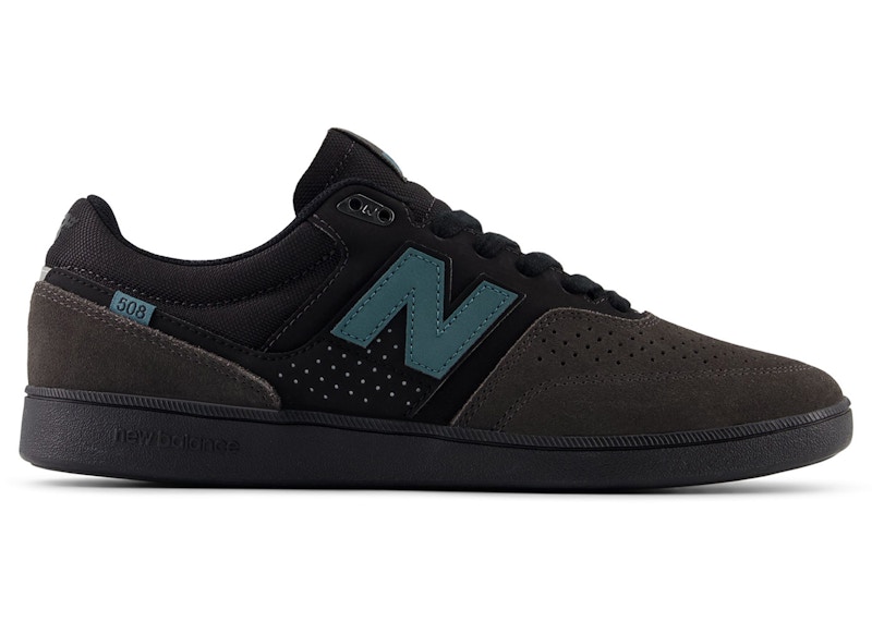 New Balance Men's NB Numeric Brandon Westgate 508 Skateboarding Shoes - Black/Green - NM508TAC