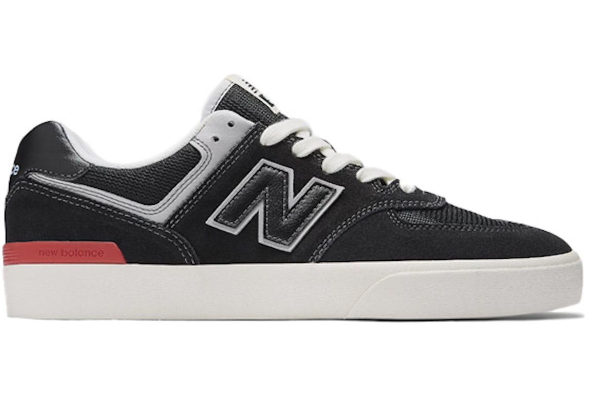 New Balance Numeric 574 Vulc Black White Men's - NM574VYW - US