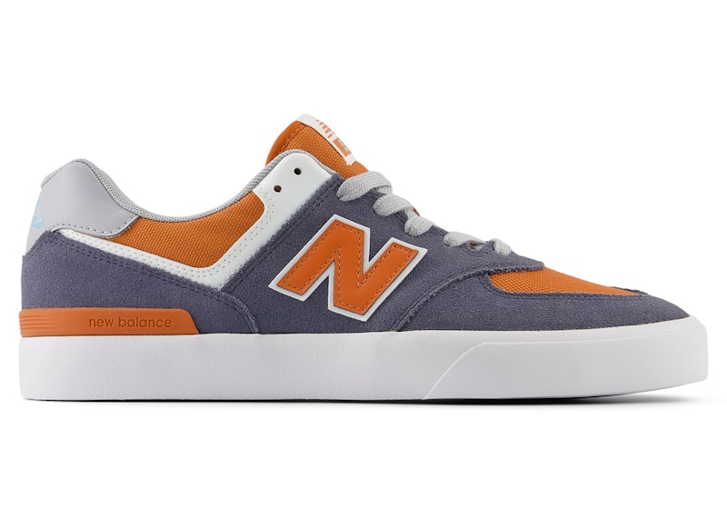 Pre-owned New Balance Men's  Numeric 574 Vulc Sneakers In Dark Arctic Grey/infield Clay