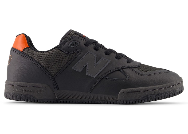 New Balance Unisex NB Numeric Tom Knox 600 Skateboarding Shoes - Black/Orange - NM600TOO