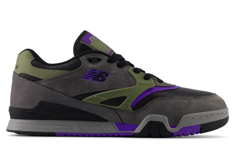 Pre-owned New Balance Men's  Numeric 770 Sneakers In Grey/black/purple In Multi