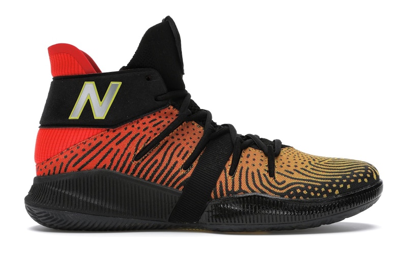 Pre-owned New Balance Men's  Omn1s Sundown Sneakers In Neo Flame/atomic Yellow