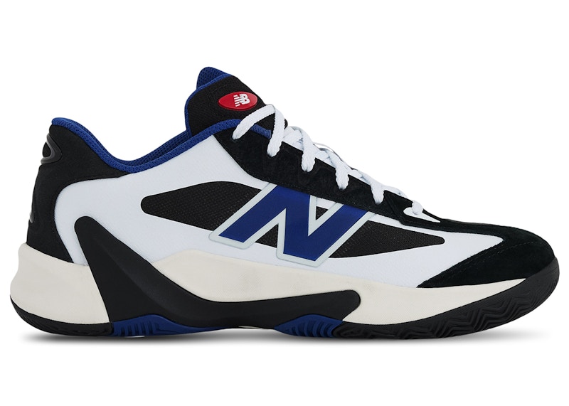 Men's New Balance P350 White Blue Sneakers in Nb 103 White/Black