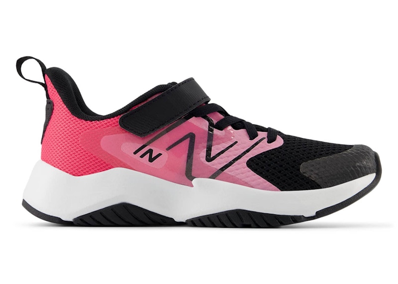 New Balance Rave Run v2 Bungee Lace Signal Pink Black (PS)