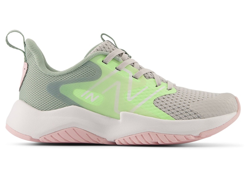 New Balance Rave Run v2 Grey Matter Mint Flash Mosaic Green (PS)