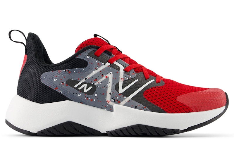 New Balance Rave Run v2 Lace Team Red Black Black Cement (GS)