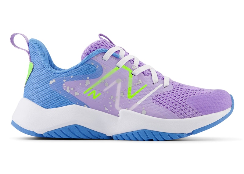 New Balance Rave Run v2 Lilac Glo Sky Blue Pixel Green (PS)