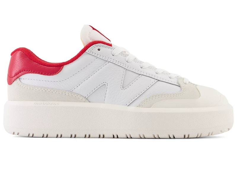 New Balance T302 White Red