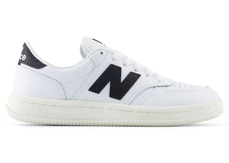 Pre-owned New Balance T500 Lace Sneakers In Black/nb White