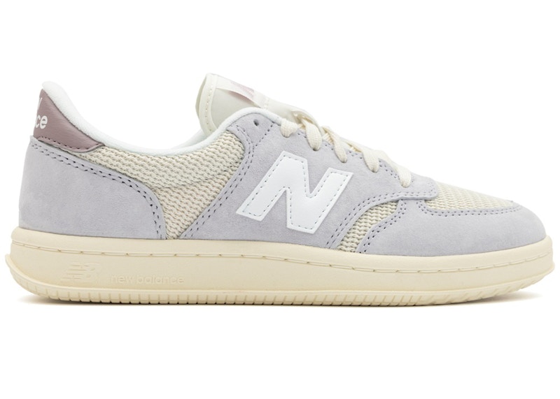 New Balance Unisex T500 Sneakers - Grey/Beige/Purple/White - CT500GC