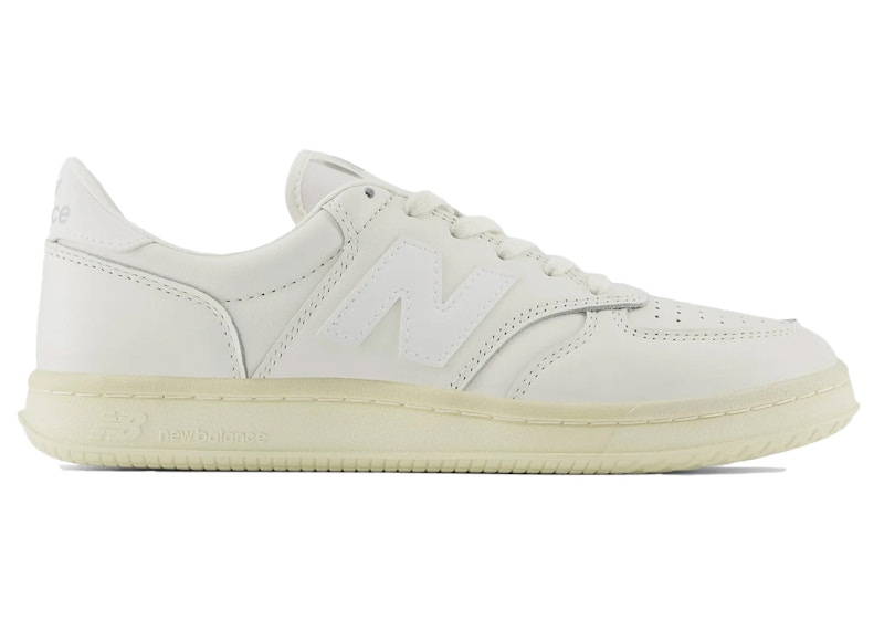 Pre-owned New Balance Men's T500 Sneakers In Off In White/off White