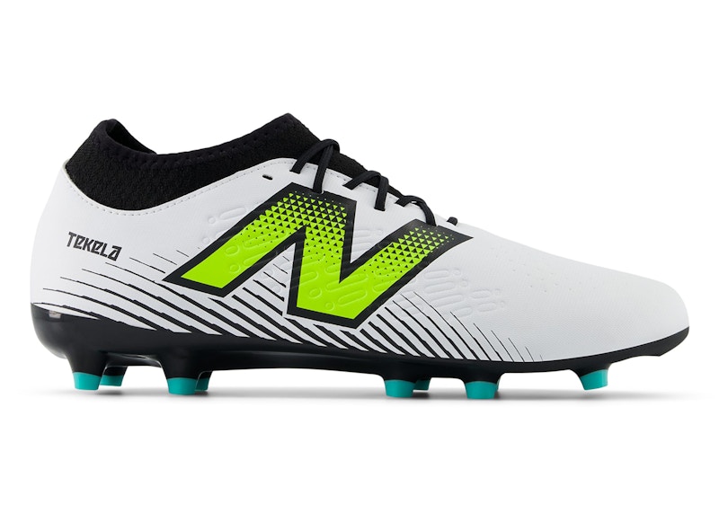 New Balance Tekela Magique FG v4 White Hi-Lite Black Men's