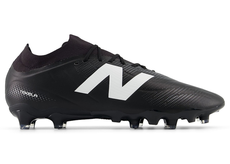 New Balance Tekela Team Low Laced FG V5 Black White Silver - ST3FBG5