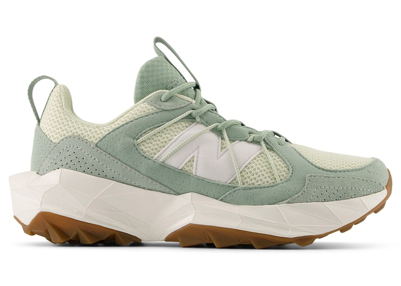 Pre-owned New Balance Tektrel (women's) Sneakers In Mosaic Green/mineral White