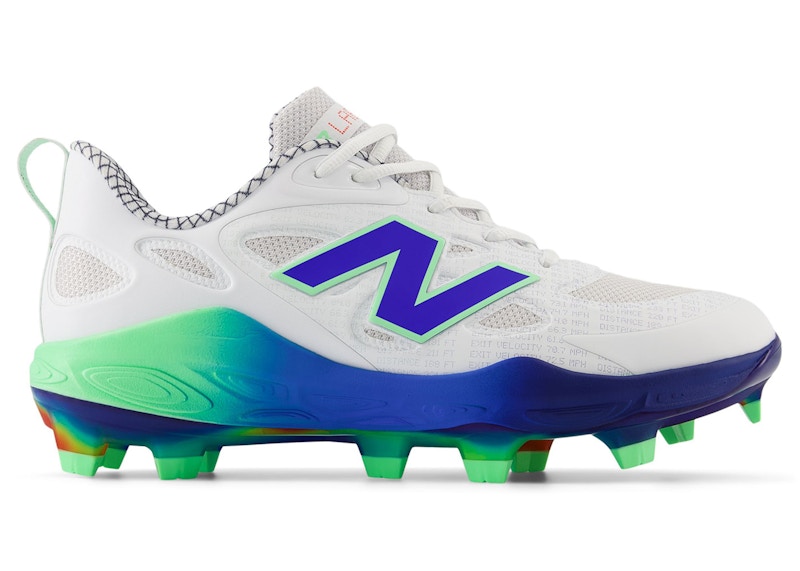 Pre-owned New Balance Velo V4 Molded Lab Work (women's) Sneakers In White/bright Lapis