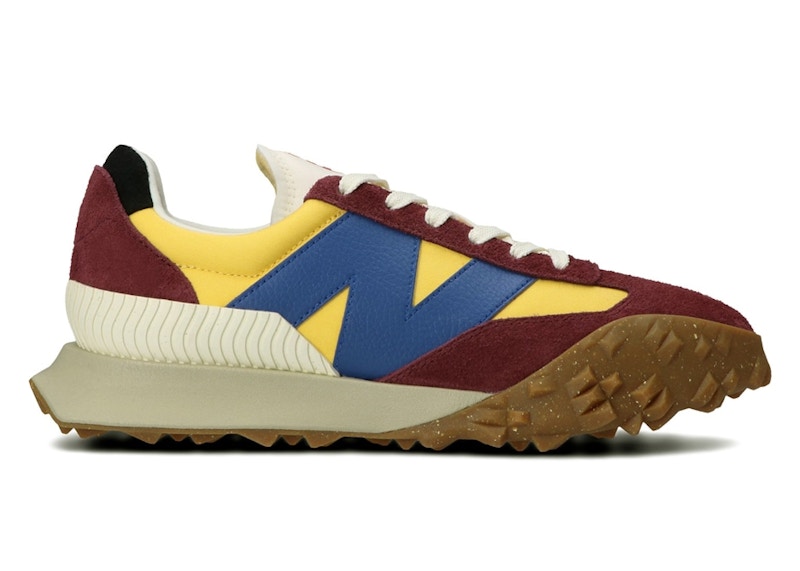 Burgundy and shop yellow new balance