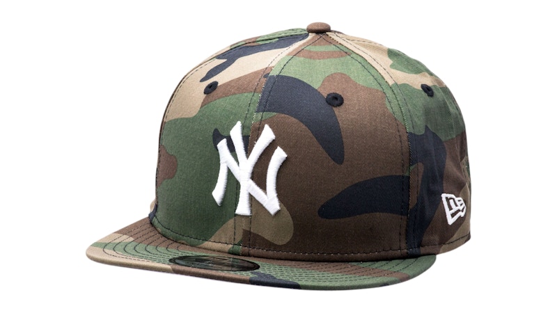 Pre-owned New Era Men's  9fifty Mlb Ny Yankees Basic Snapback Cap In Green Camo