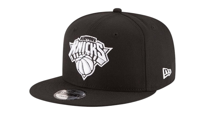 Pre-owned New Era Men's 9fifty Nba Ny Knicks Snapback Cap In Black
