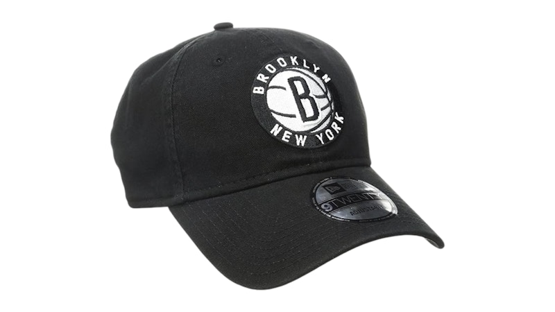 Pre-owned New Era Men's 9twenty Nba Brooklyn Nets Core Classic Cap In Black